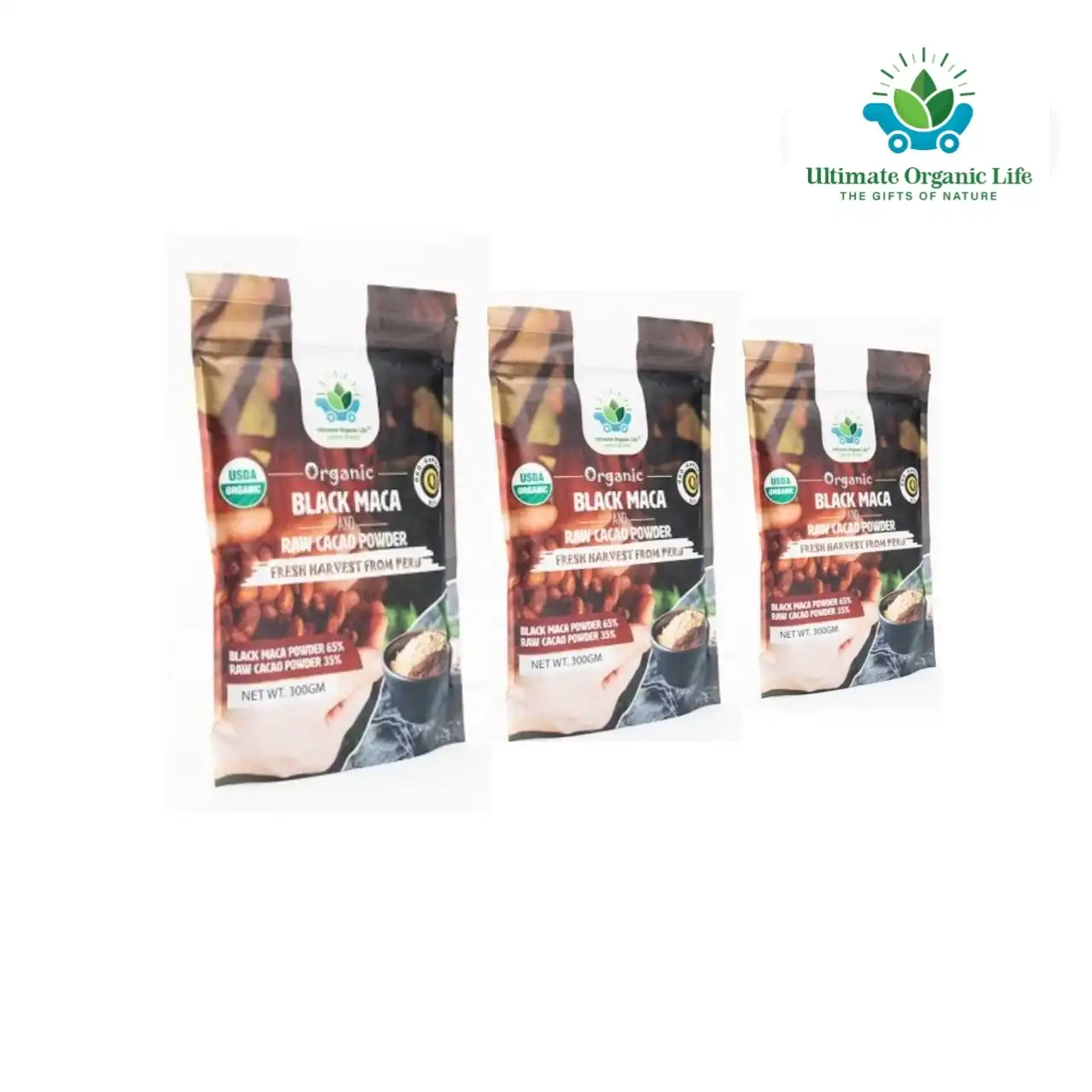 3 pis Organic Black Maca